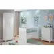 Quarto de Bebê Completo com Berço + Guarda-Roupa + Cômoda Carolina Baby Lívia em oferta