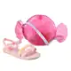 Sandália Infantil Barbie + Bolsa Candy Bag Feminina - Grendene Kids em oferta