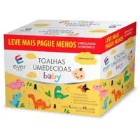 Kit Lenço Umedecido Ever Care 192 unidades em oferta na Drogaria São Paulo