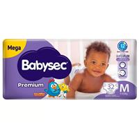 Imagem da promoção Fralda Babysec Premium M 32 Unidades