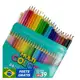 24 Lápis de Cor Multicolor Material Escolar em oferta