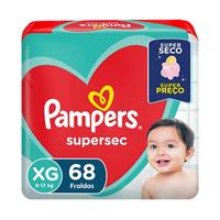 Imagem da promoção Fralda Pampers Supersec XG 68 Unidades