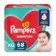 Fralda Pampers Supersec XG 68 Unidades [Comprando 3 pacotes] em oferta