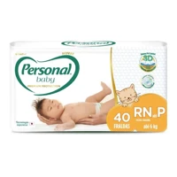 Imagem da promoção Fralda Personal Baby Premium Protection RN ao P com 40 unidades (até 6kg)