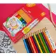 Lápis de Cor Ecolápis Triangular Jumbo 12 Cores + 2 Lápis Jumbo 2B, Faber-Castell em oferta