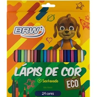 Imagem da promoção Lápis de Cor BRW 24 Cores