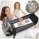 Bolsa Portátil Para Mamãe com Berço De Bebê Mochila Leve Multifuncional Grande Capacidade Bols em oferta