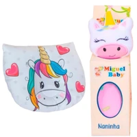 Imagem da promoção Kit 2 Peças C/Paninho Naninha + Travesseiro Anatômico Para Seu Bebê