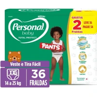 Imagem da promoção Fralda Personal Baby Total Protect Pants XXG 36 unidades