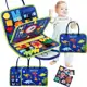 Placa de Montessori Sensorial Educativa Brinquedo Infantil Azul/Rosa em oferta