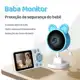 Monitor de Bebê com Vídeo HD Sensor de Temperatura e Visão Noturna Infravermelha em oferta