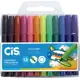Canetinhas Hidrográficas CIS Jumbo 12 cores em oferta
