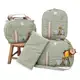 Kit De Bolsa Maternidade Tema Safari Com Trocador E Mochila em oferta