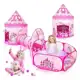 Tenda Toca Barraca 3x1 Playground Princesa Com Cesta em oferta