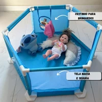 Imagem da promoção Cercadinho Para Bebê Chiqueirinho Infantil Portátil Menino Menina - Styll baby