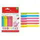 Caneta Faber-Castell Fine Pen Tropical 6 Cores em oferta