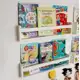 4 Prateleira 50cm livro infantil revistas e brinquedos, mdf branco - UNN em oferta