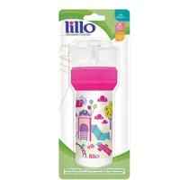 Imagem da promoção Mamadeira Lillo Divertida Rosa Silicone Super 260ml