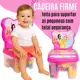 Cadeira Infantil Princesas Com Blocos De Montar Encaixe Educativo 24 Peças Grandes em oferta