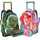 Kit Mochila Escolar Infantil 2 em 1 Carrinho Removível Menino Menina Resistente Volta As Aulas em oferta