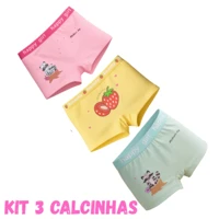 Imagem da promoção Kit Até 12 Calcinhas Importada box Shortinho Infantil menina Estampada Tam 02 a 10 Anos