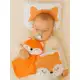 Kit Naninha + Travesseiro Anatômico para Bebê | Naninha Pelúcia | Apoio de Cabeça | Enxoval em oferta