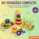Kit Pedagógico Infantil 3 Em 1 – Brinquedos Educativos, Coordenação Motora, Aprendizado Divertido em oferta