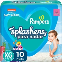 Imagem da promoção Fralda Pampers Splashers Para Nadar Baby Shark Tamanho XG 10 Unidades