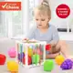 Cubo Classificador De Forma Montessori Com Frutas Coloridas Para Desenvolvimento De Habilidades Moto em oferta