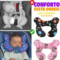 Imagem da promoção Almofada para Pescoço Bebe Conforto fofinha Apoio de Cabeça 100% Algodão