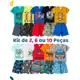 Kit de 2, 6 ou 10 Peças Roupas Infantil Menino Premium Conjunto Criança Masculino em oferta