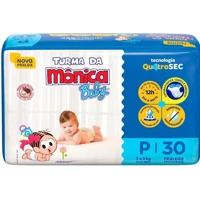 Imagem da promoção Fralda Turma da Mônica Baby Jumbo P 30 Unidades