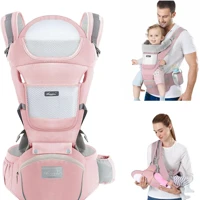 Imagem da promoção Canguru Ergonômico Para Bebe com Alça De Transporte Multifuncional 6 e 1, idade 0-36 Meses (Rosa)