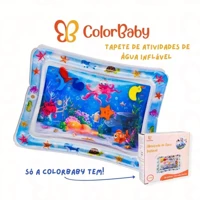 Imagem da promoção Tapete De Atividades De Água Inflável Para Bebês no Tummy Time ColorBaby - Tamanho Grande