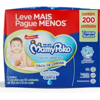 Imagem da promoção Lenço Umedecidos Mamypoko Com 200 Toque Suave
