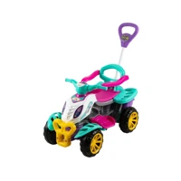 Imagem da promoção Quadriciclo Infantil a Pedal Branco e Rosa - Maral