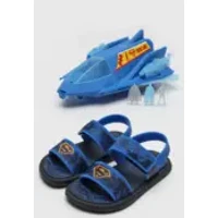Imagem da promoção Sandália Infantil Grendene Kids Super Man Azul