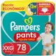Fralda Pampers Pants Ajuste Total XXG 78 Unidades em oferta
