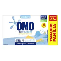 Imagem da oferta Sabão em Pó Omo Puro Cuidado Tamanho Família - 2,2kg