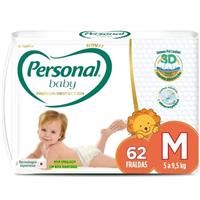 Imagem da promoção Fralda Personal Baby Premium Protection M 62 unidades [Comprando 3 Unidades]