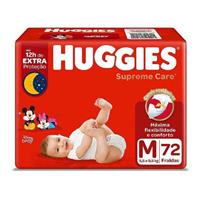 Imagem da promoção Fralda Huggies Supreme Care M com 72 unidades [Comprando 4 Unidades]