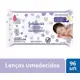 Lenço Umedecido Johnson's Baby Hora Do Sono 96 Unidades em oferta
