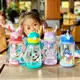 Garrafa Infantil Bebe com Tampa e Canudo e Alça 600ML Chifre em oferta