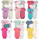 Lucky bebê carterr kit body bebê menina/body infantil menina 5 peças em oferta