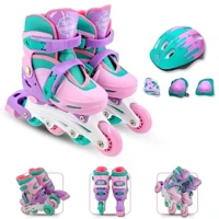 Imagem da promoção Patins Infantil 4 Rodas Tam 30 ao 33 + Kit de Proteção Infantil - Unitoys