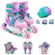 Patins Infantil 4 Rodas Tam 30 ao 33 + Kit de Proteção Infantil - Unitoys em oferta