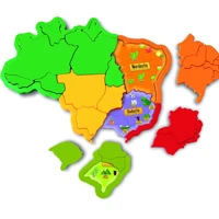 Imagem da promoção Mapa do Brasil 3D Plástico Elka