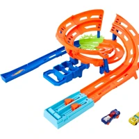 Imagem da promoção Pista de Brinquedo Circuito Giro Veloz com Lançadores e 2 Carrinhos em Escala Hot Wheels Action