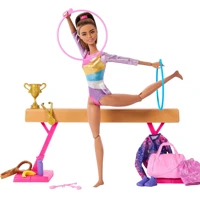 Imagem da promoção Barbie Profissões Boneca Ginasta