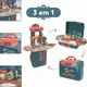 Maleta de Ferramentas Infantil 3 em 1 Multi Montagens Brinquedo Faz de Conta em oferta